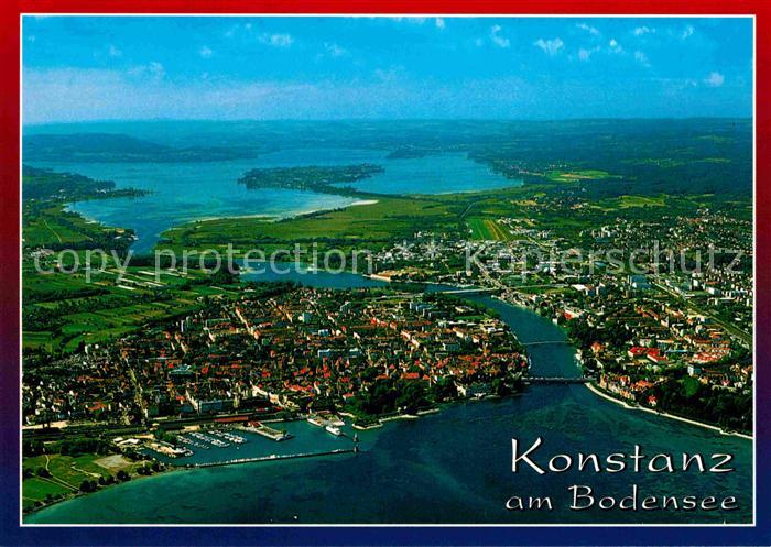 Konstanz Bodensee Fliegeraufnahme