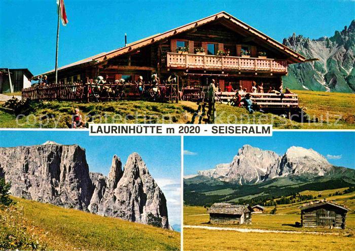 Seiser Alm Dolomiten Almrestaurant Laurinhuette Dolomiten