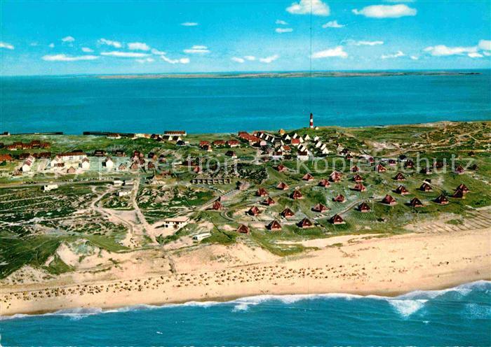 Hoernum Sylt mit Kurstrand Nordseeinsel Fliegeraufnahme