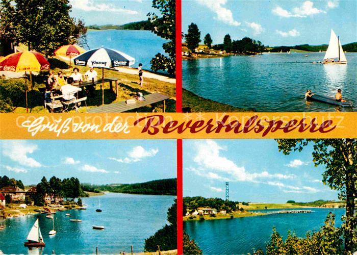 Hueckeswagen Bevertalsperre Zeltplatz Gaststaette Segeln