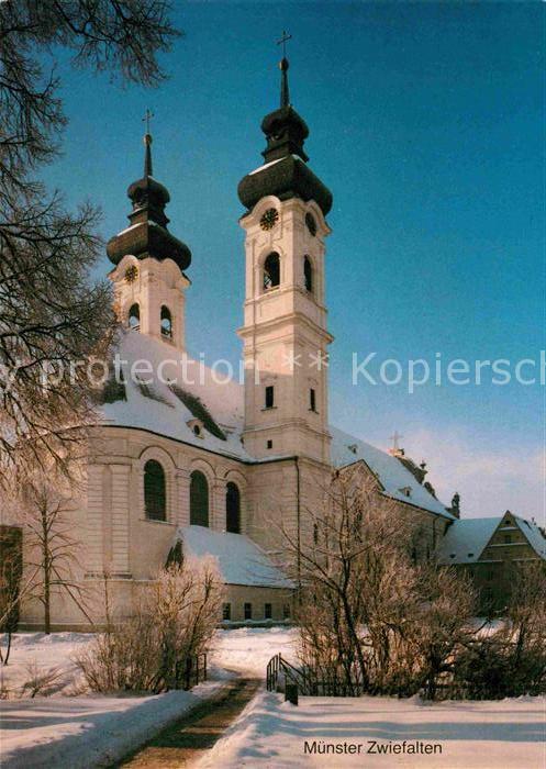 Zwiefalten Wuerttemberg Muenster ehem. Benediktinerabtei Erbauer Joh. Michael Fi