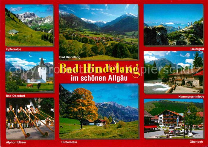 Bad Hindelang Zipfelsalpe Panorama Allgaeuer Alpen Iselergrat Wandern Hammerschm