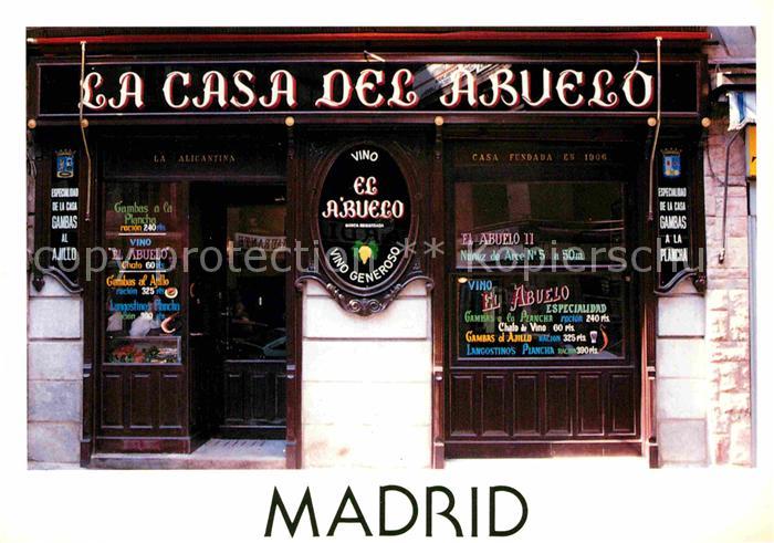 Madrid Spain Casa del Abuelo