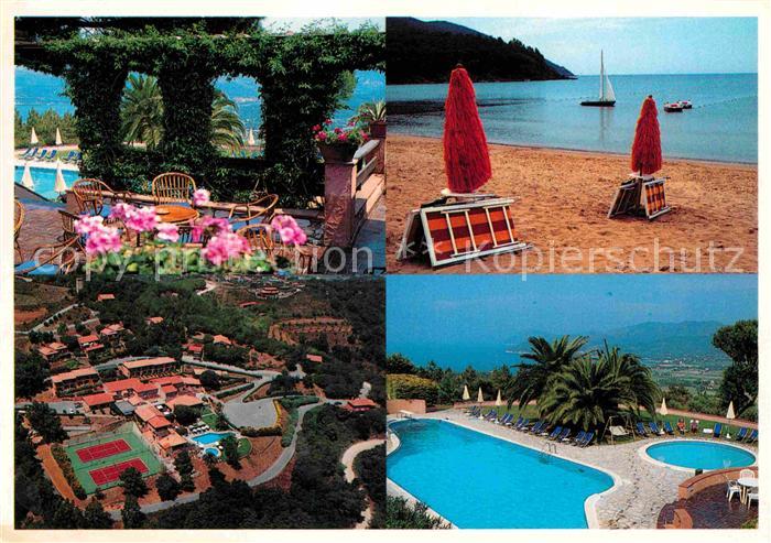 Portoferraio Toscana Hotel Picchiaie Terrasse Strand Swimming Pool