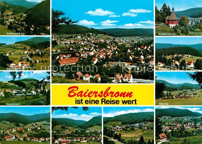 Baiersbronn Schwarzwald und Umgebung Landschaftspanorama