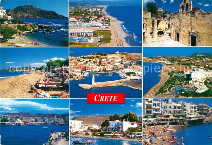 Crete Kreta Kuestenorte Strand Hafen