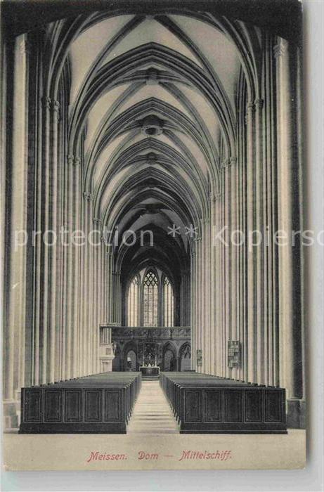 Meissen Elbe Sachsen Dom Mittelschiff