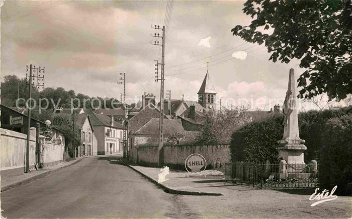 Dampierre-en-Yvelines La Grande Rue Eglise Monument