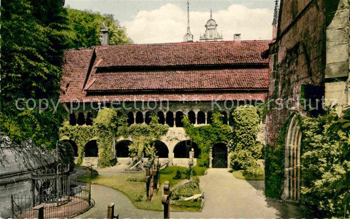HILDESHEIM CITY Doppelter Kreuzgang und 1000jaehrige Rose Rosenstadt