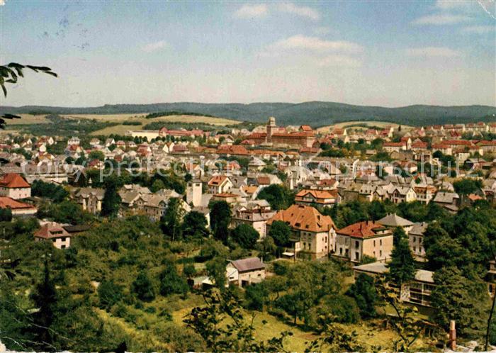 Arnsberg Westfalen Panorama Blick zur Neustadt Neue Regierung Luftkurort