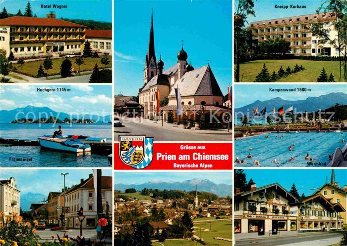 Prien Chiemsee Hotel Wagner Kneipp Kurhaus Schwimmbad Kampenwand Alpenpanorama F