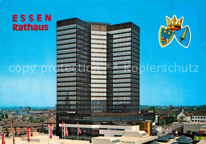 Essen Ruhr Rathaus Hochhaus