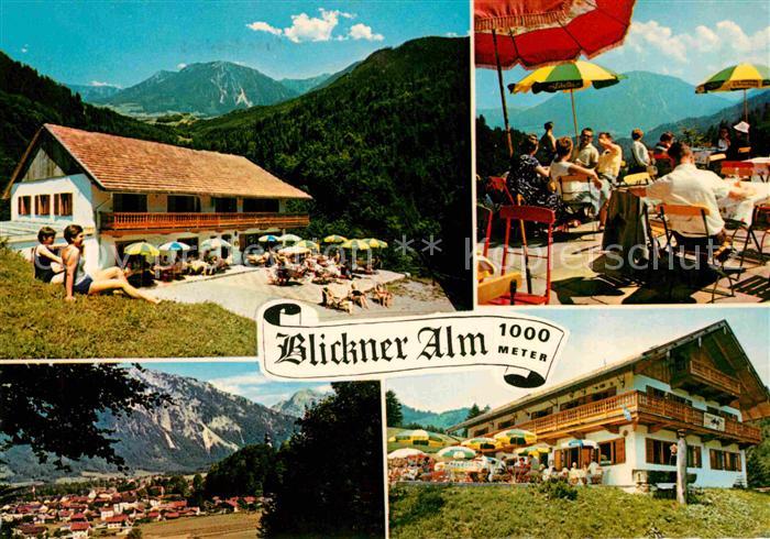 Ruhpolding Bayern Blickner Alm Berggaststaette Alpenpanorama