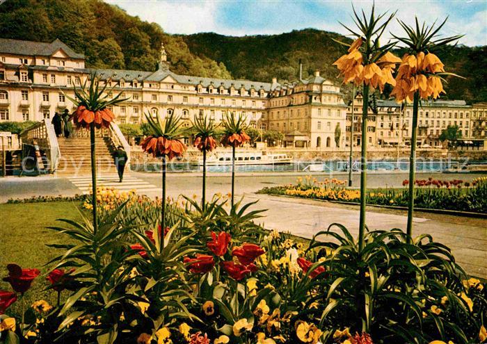 Bad Ems Staatliches Kurhaus Blumenbeet