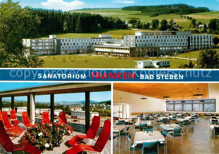 Bad Steben Sanatorium Franken Terrasse Speisesaal