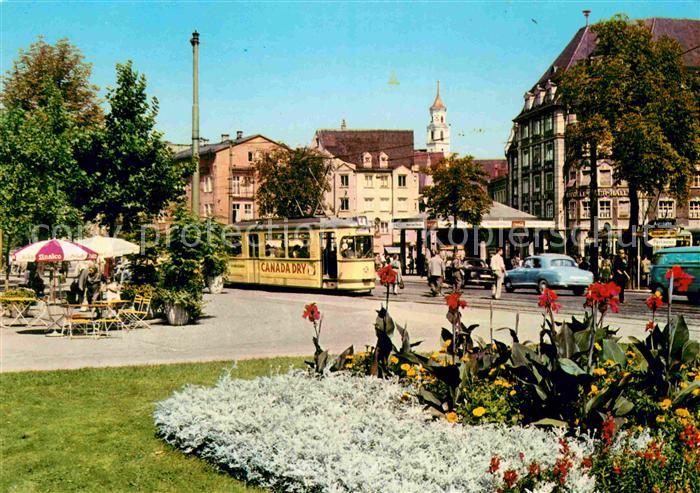 Augsburg Koenigsplatz Strassenbahn