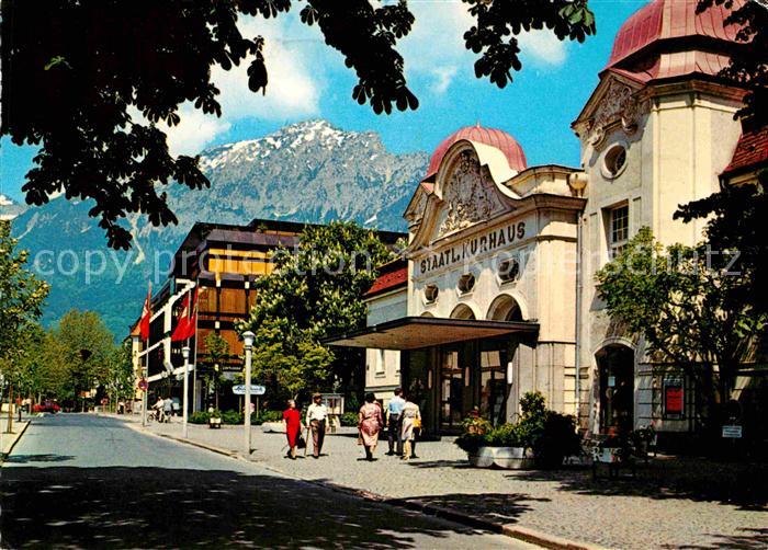 Bad Reichenhall Staatliches Kurhaus mit Hochstaufen Alpen