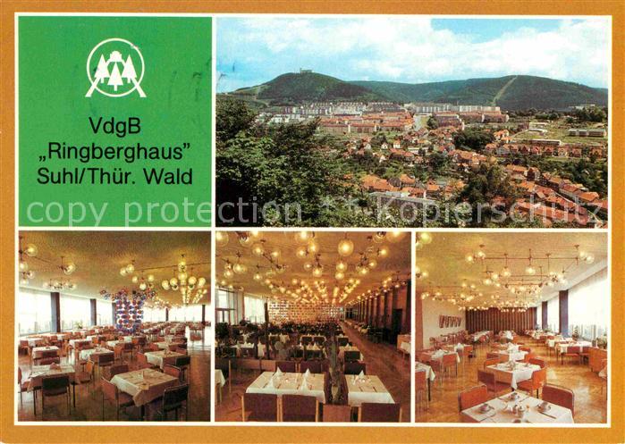 Suhl Thueringer Wald VdgB Ringberghaus Erholungseinrichtung der Werktaetigen der