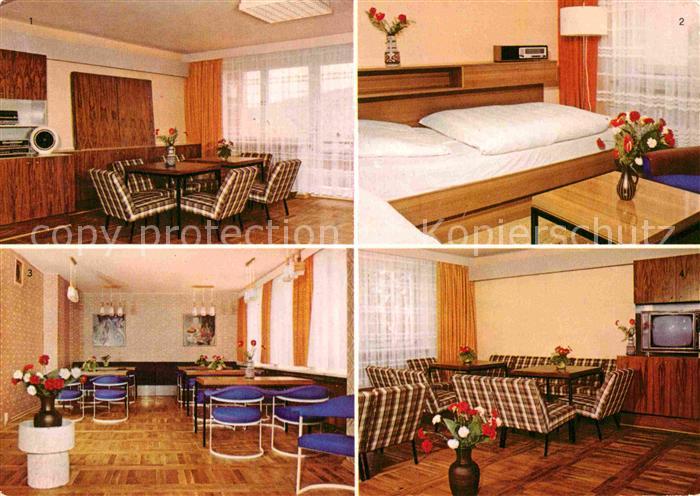 Muehlhausen Vogtland Betriebsferienheim Ernst Grube Klubraum Urlauberzimmer Spei