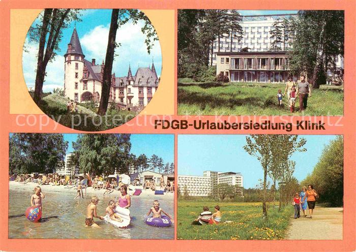 Klink Waren FDGB Urlaubersiedlung Erholungsheim Schloss Klink Herbert Warnke