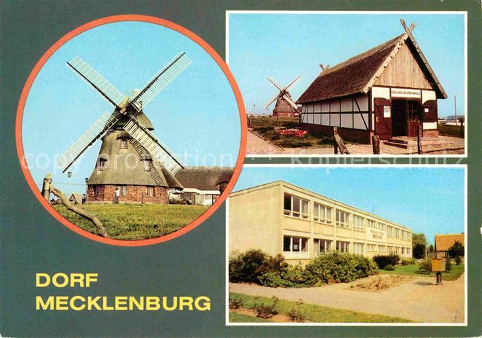 Dorf Mecklenburg Gaststaette Mecklenburger Muehle Galerie Betriebsschule Erich T