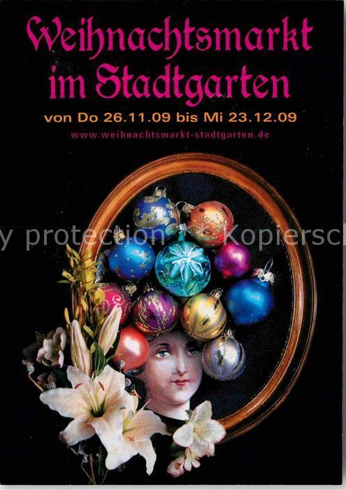 Koeln Rhein Weihnachtsmarkt im Stadtgarten