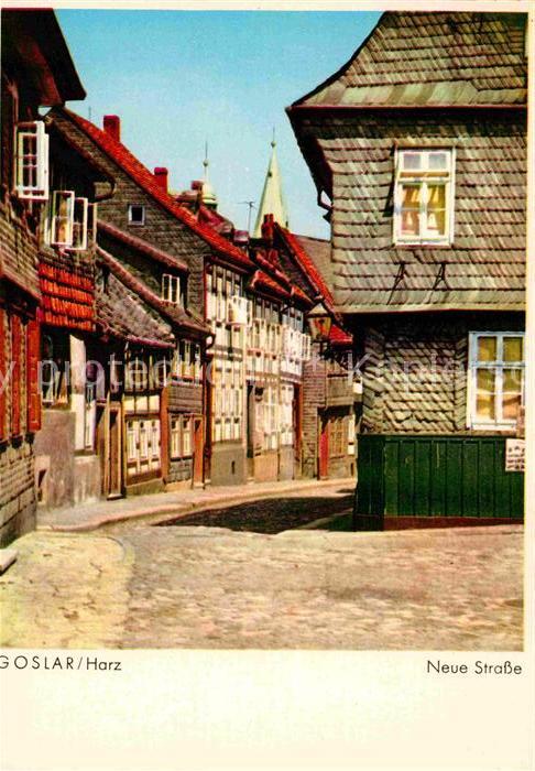 GOSLAR Harz Niedersachsen Neue Strasse Altstadt