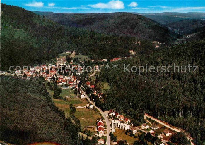 Bad Herrenalb Heilbad Heilklimatischer Kurort im Schwarzwald Fliegeraufnahme
