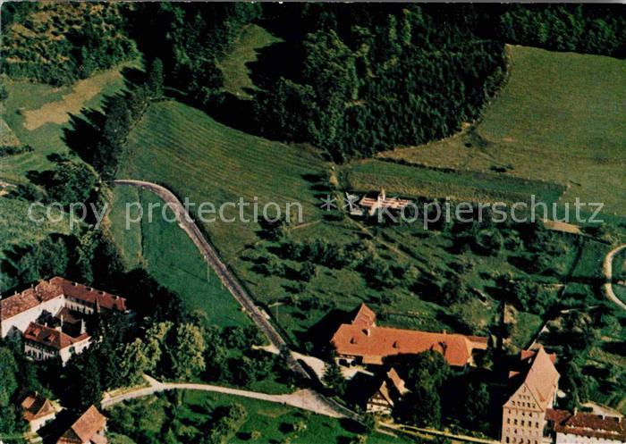 Neusatzeck Kloster der Dominikanerinnen Exerzitienhaus Altenheim Fliegeraufnahme