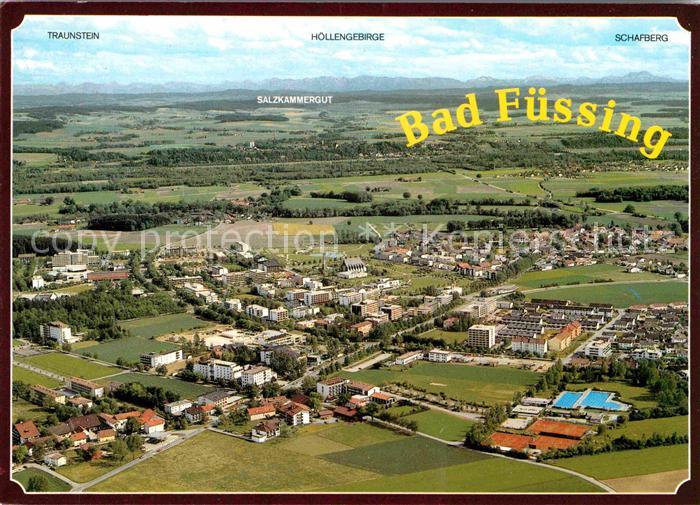Bad Fuessing Thermalbad Alpenkette Fliegeraufnahme
