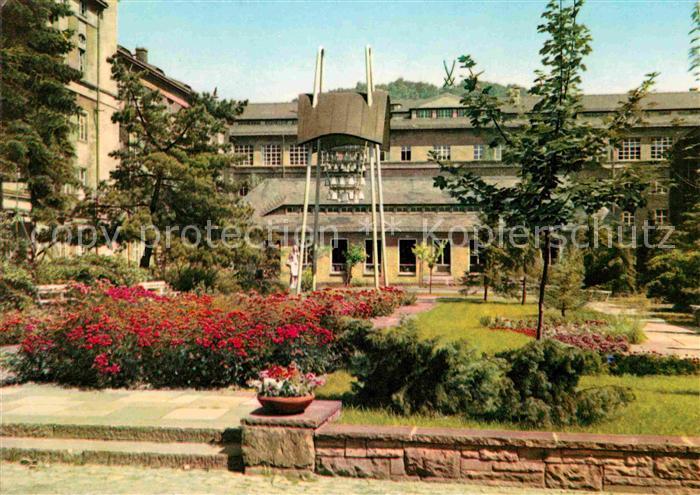 Meissen Elbe Sachsen Werkhof mit Glockenturm Porzellan Manufaktur