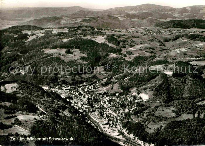Zell Wiesental Schwarzwald Thorbecke Luftbild 4-55
