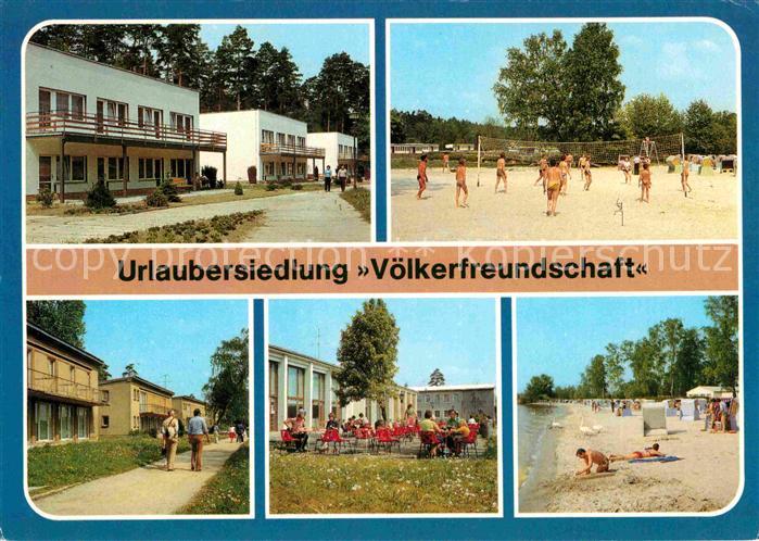 Klink Waren Urlaubersiedlung Voelkerfreundschaft Bettenhaeuser Volleyball Gastst