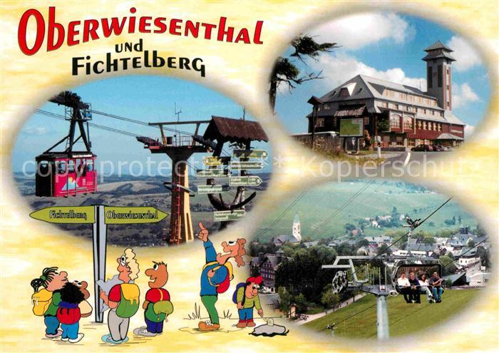 Oberwiesenthal Erzgebirge mit Fichtelberg Seilbahn