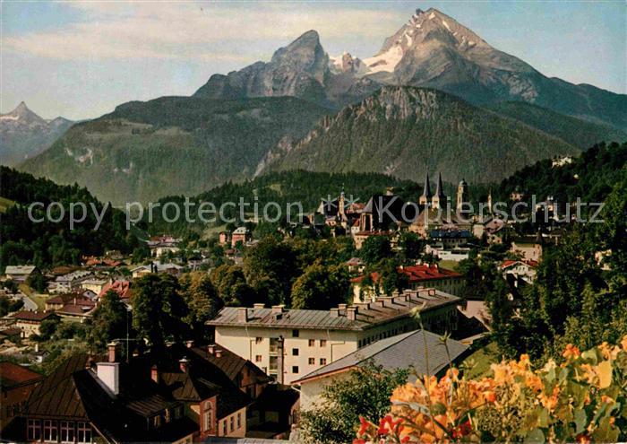 BERCHTESGADEN Bayern mit Watzmann und Schoenfeldspitze
