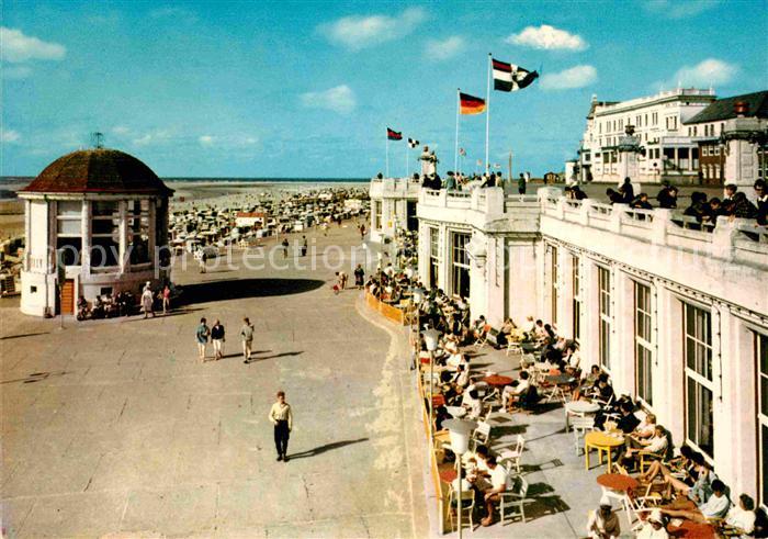 BORKUM Nordseebad Niedersachsen Kurpromenade
