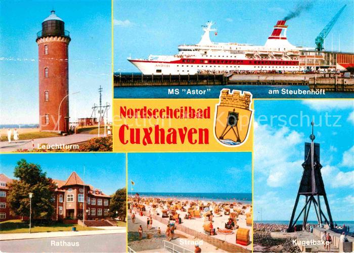Cuxhaven Nordseebad Leuchtturm Steubenhoeft Kugelbake Strand %ra