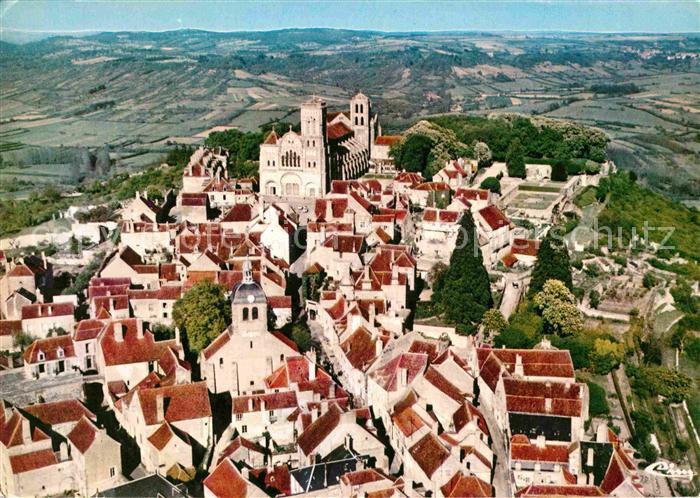 Vezelay Fliegeraufnahme