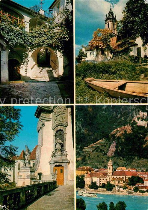 Duernstein Wachau Durchgang Duernstein Stiftshof