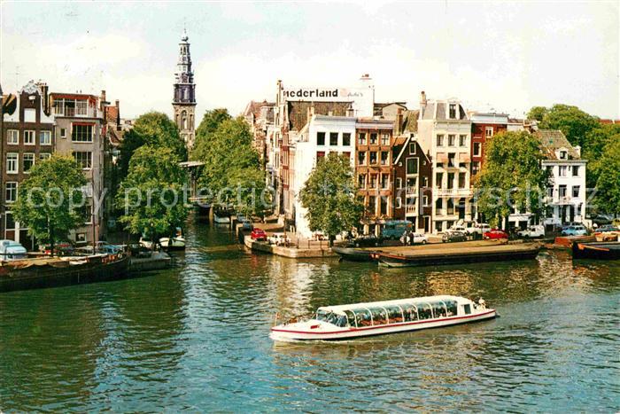 Amsterdam Niederlande Amstel met Zuiderkerk