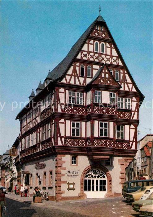 Miltenberg Main Gasthaus zum Riesen Fachwerk