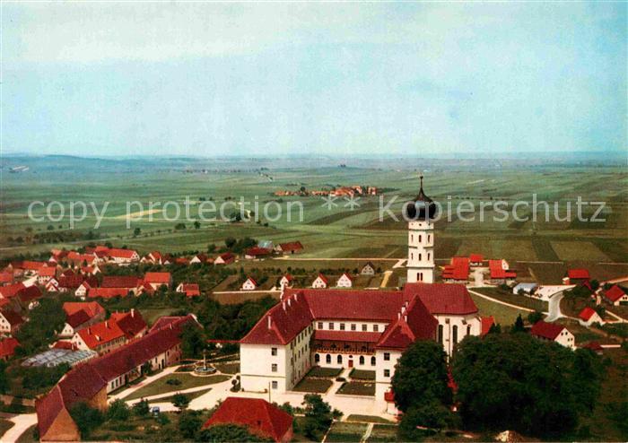 Moenchsdeggingen Fliegeraufnahme Kleriker Noviziat der Marianhiller Missionare