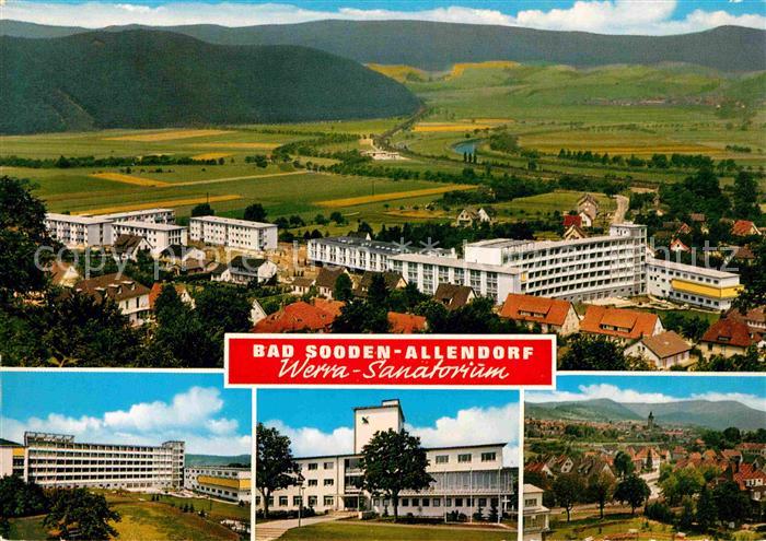 Allendorf Bad Sooden Fliegeraufnahme Werra-Sanatorium