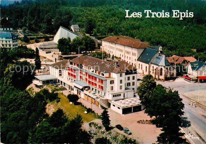 Trois Epis Haut Rhin Elsass Fliegeraufnahme Station Touristique
