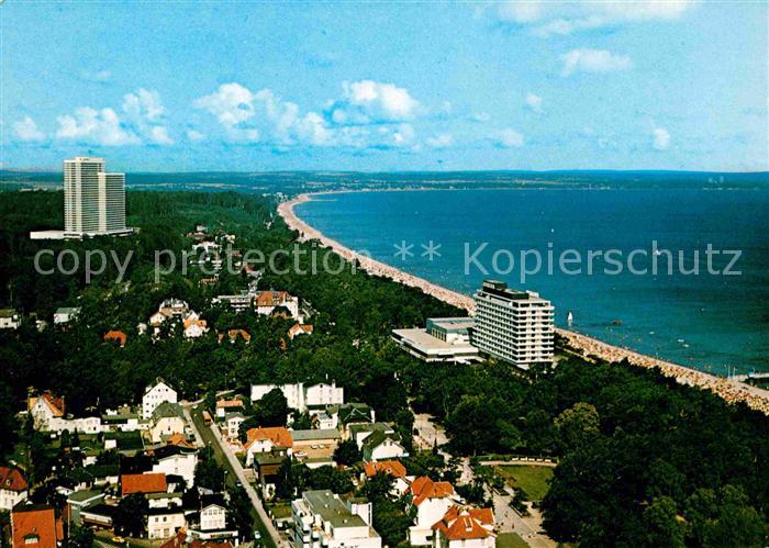 Timmendorfer Strand Fliegeraufnahme mit Strand