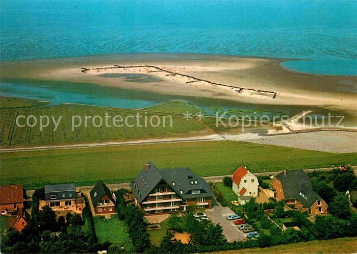 Cuxhaven Duhnen Nordseebad Fliegeraufnahme Ferienwohnungen Nige Wark