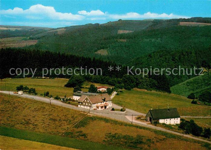 Finnentrop Fliegeraufnahme Gasthaus Pension Jos. Rademacher