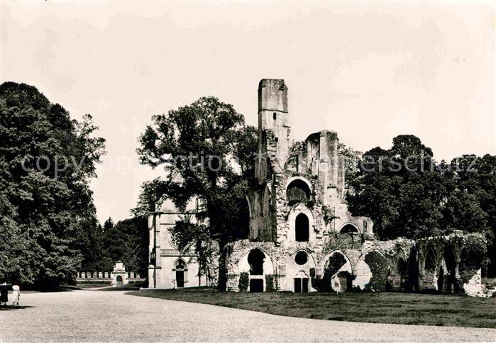 Chaalis Fontaine Abbaye Les ruines