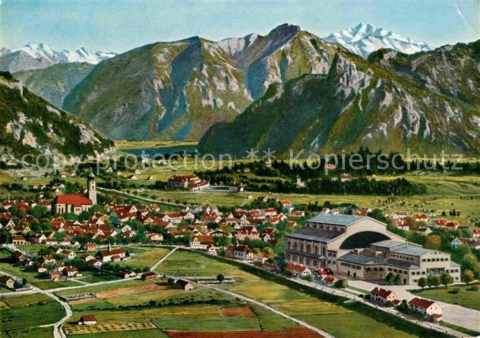 OBERAMMERGAU Bayern Fliegeraufnahme Kofel Noth