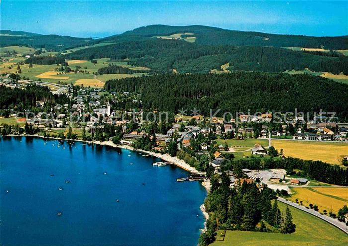 Titisee-Neustadt Fliegeraufnahme Seepartie